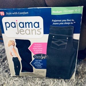 Pajama Jeans, Boot Cut, Size 10-12 (Medium), NWT